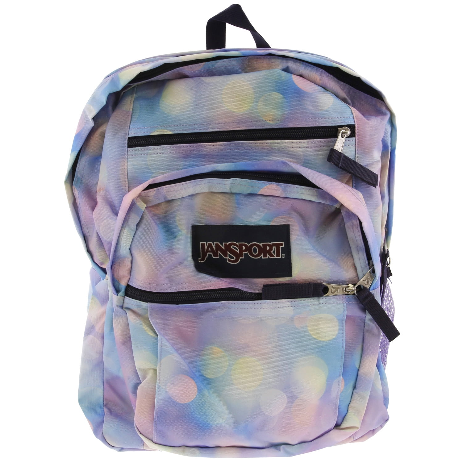 jansport big student backpack monstera leaves