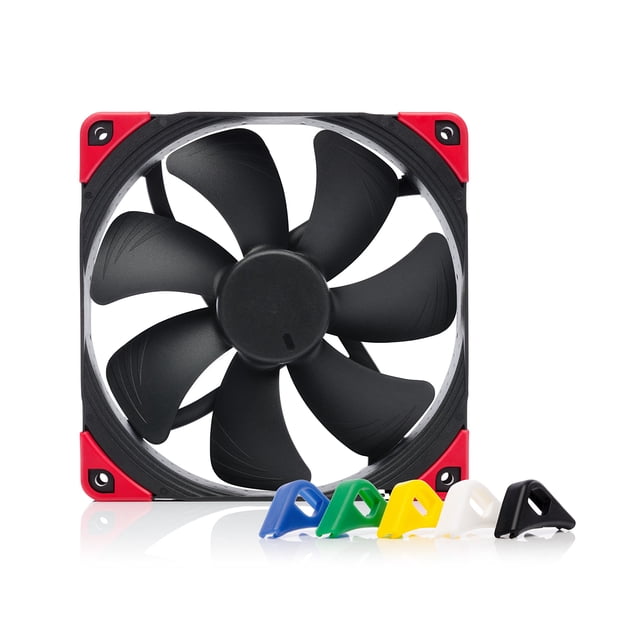 Noctua NF-A14 PWM chromax.Black.swap Ventilador silencioso premium de 4 pines (140 mm negro)