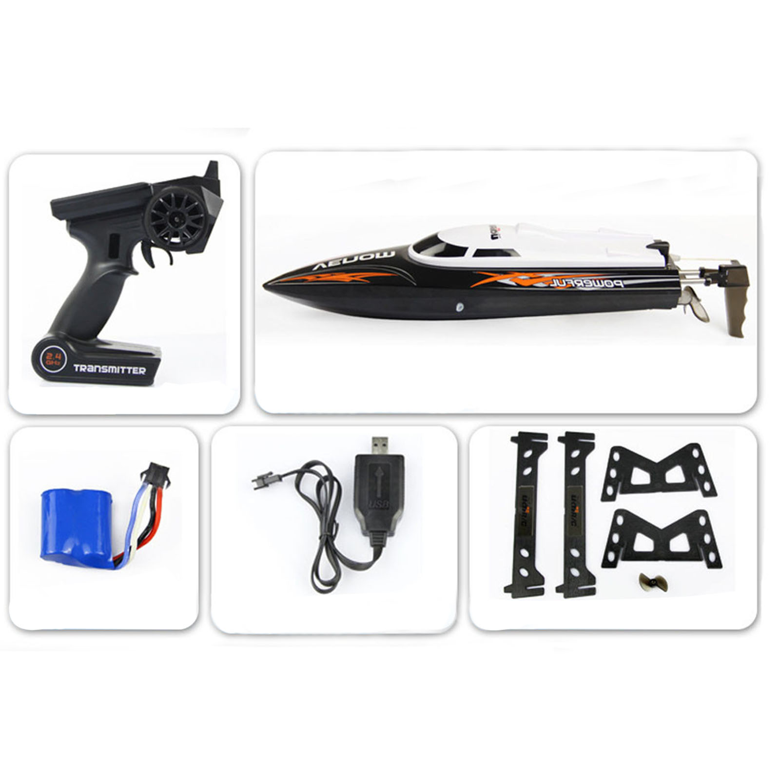 udirc 2.4 ghz high speed remote control electric boat