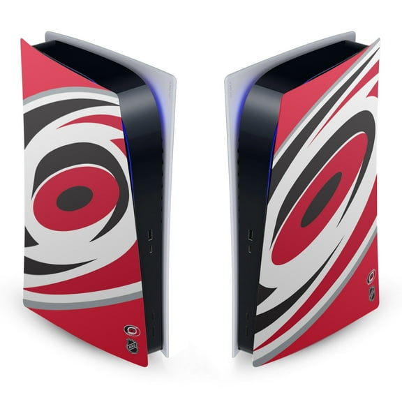 Head Case Designs Officially Licensed NHL Carolina Hurricanes Oversized Vinyl Sticker Skin Decal Cover Compatible with Sony PS5 Digital Edition Console
