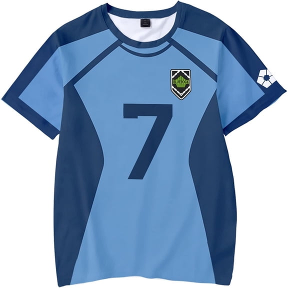 Blue Lock Anime Tshirt Unisex Short Sleeve T-shirts Men Women Streetwear Cosplay Casual Fashion