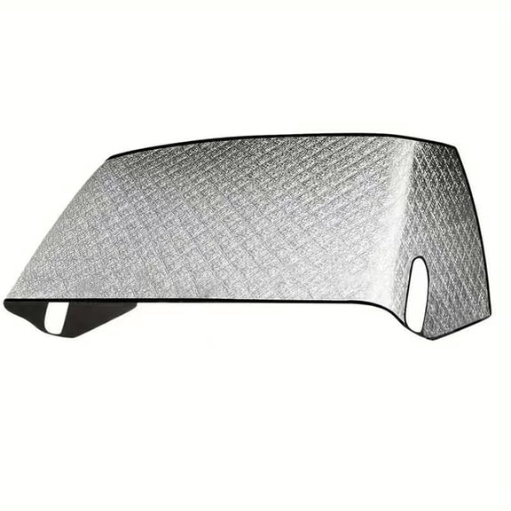 RV front windshield cover, sunshade, sun protection, heat insulation, sunshade, car use, anti frost, anti snow, windshield, anti snow cover（207*157*74cm）