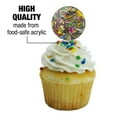 thumbnail image 3 of Fish Fly Fishing Lures Cupcake Picks Toppers Decoration Set of 6, 3 of 7