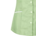 thumbnail image 4 of YOIAVAIOY Green Lightweight Nursing Scrubs for Women Housekeeping Uniform Short Sleeve Scrub Tops Cleaning Uniform S, 4 of 4