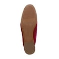 thumbnail image 6 of Sam Edelman Linnie Raspberry Embellished Slip On Almond Toe Flat Heeled Mules (Raspberry, 5.5), 6 of 8