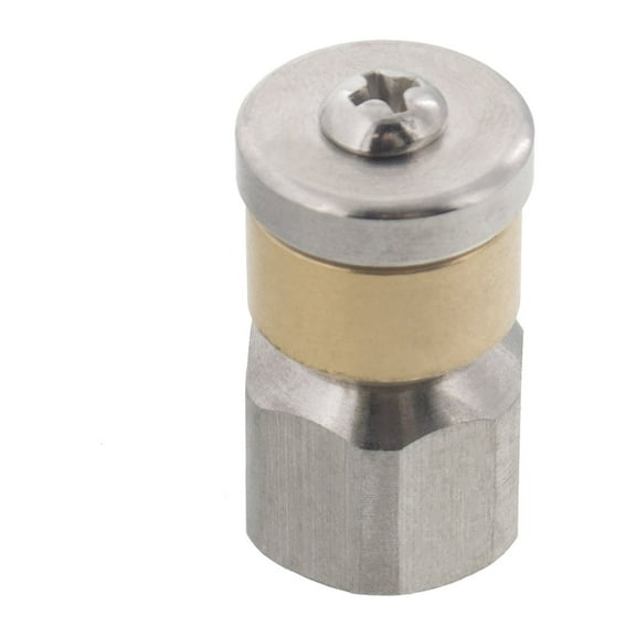 Erie Tools Rotating 1/4" Sewer Jetter Nozzle for Drain Cleaning 5.5 Orifice