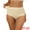 Beige, variant on Women's High-Waist Invisibles Underwear Breathable Panties L Black