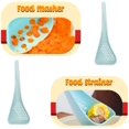 thumbnail image 4 of Strainer , ood Grade Nylon Potato Press,Colander,Sweet Potato ruit Press,, 4 of 6