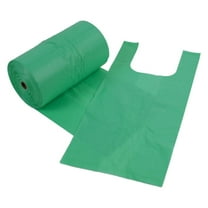 Dog Waste Bags - 2400 Count, 7x15 Inch Leak-Proof Poop Bags with Tie Handles - Fits Jumbo Roll Dispensers - Thick 0.65mil, Unscented for Easy Cleanup Green 1 Count (Pack of 2400)