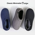 MERRIMAC Men's Minimalist Memory Foam Slippers, Indoor House Shoes with