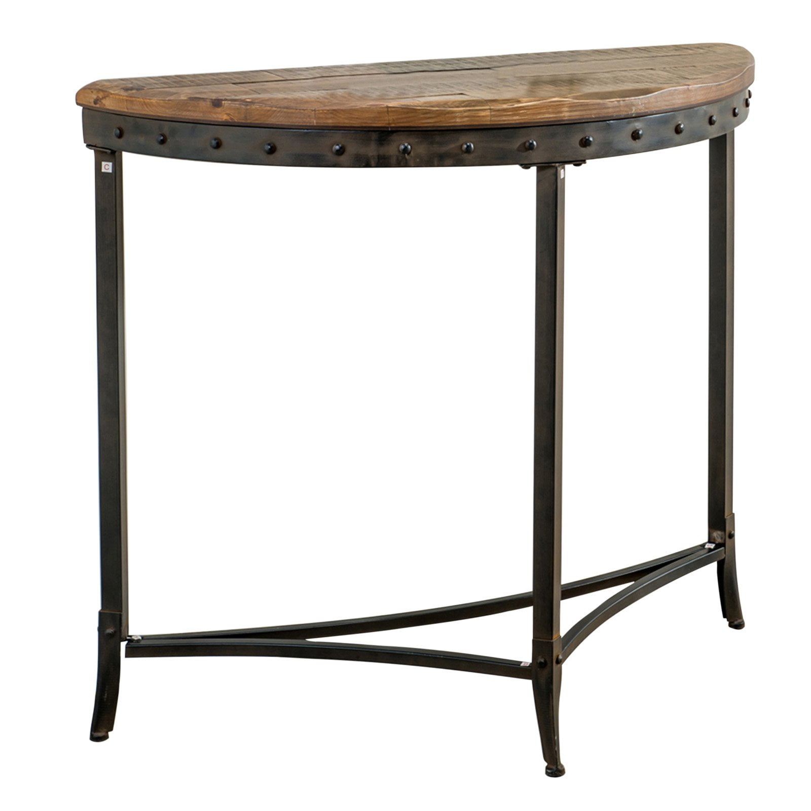 Nspire Rustic Crescent Console Table Com Nspire Rustic Crescent Console Table Com
