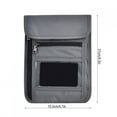 thumbnail image 4 of Funda Para Pasaporte De Viaje Multifunción Gris, Bolsa Protectora Para El Cuello, Billetera, Soporte De Nailon Para Identificación, Bolsa Para Viajeros, 4 of 7