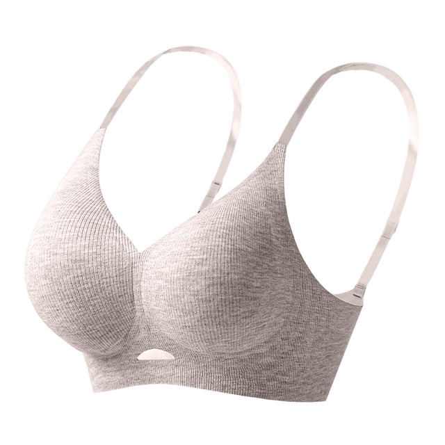 Breathable Lace Back Seamless Wirefree Bra for Everyday Comfort and Shaping with Soft Support Side Coverage