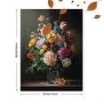 thumbnail image 3 of Vibrant Peony & Tulip Still Life Canvas Print Wall Art for Living Room Office Hallway, 3 of 8