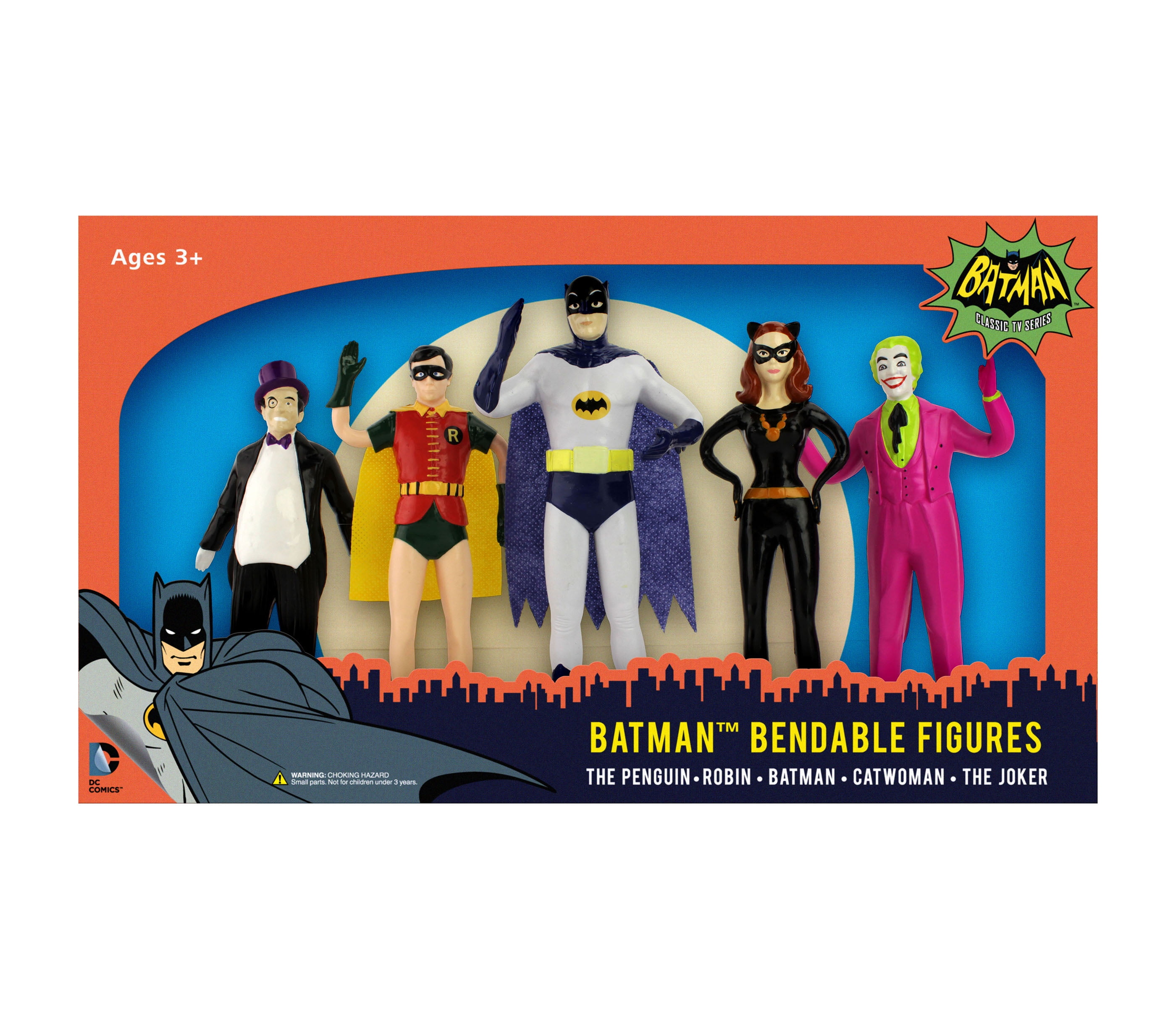Batman 1966 Bendable Boxed Set