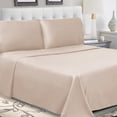 thumbnail image 2 of Superior Tierney Cotton Percale Deep Pocket Sheet Set, King, Tan, 2 of 5