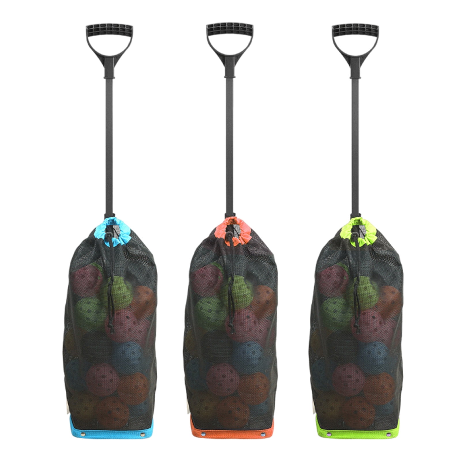 Time Saving Collector 50% Faster Pickup Increases Practice Time by 20% for Pickleballs and Tennis Efficiency