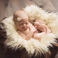 thumbnail image 5 of Faux Fur Photography Photo Prop Baby Newborn Blanket Background Backdrop Rug, 5 of 8