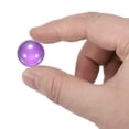 thumbnail image 3 of Bola de Contacto de Acrílico Transparente Morada para Principiantes - 20 mm, Paquete de 5, 3 of 3