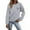 Z001-Light Gray, variant on Valentine's Day Women's Sweatshirts Cute Candy Couple Love Heart Round Neck Long Sleeve Shirts Holiday Casual Trendy Loose Fit Tops