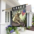 thumbnail image 1 of FLAGWIX US Flag - Save The Elephants Flag NTB407F - House Flag (29.5" x 39.5"), 1 of 3