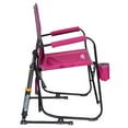 thumbnail image 6 of GCI Outdoor Freestyle Rocker Foldable Rocking Camp Chair, Beach Berry, 6 of 10