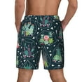 thumbnail image 3 of Kdxio Cactus 2 Print Men'S Swim Trunks With Compression Liner 7 Inch Inseam Quick Dry Swim Shorts, 3 of 7