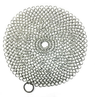 LODGE CAST IRON ACM1OR41 CHAINMAIL SCRUBBING PAD STAINLESS STEEL NEW