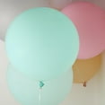 thumbnail image 2 of BalsaCircle 2 Seafoam Green Matte 32" Large Latex Plain Balloons, 2 of 6