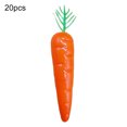 thumbnail image 2 of Cheers 20Pcs/Set Easter Simulation Carrot Eye-catching Glittering Polystyrene Styrofoam Easter Bunny Decoration Simulation Easter Carrot for Home Decor, 2 of 2