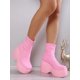 thumbnail image 3 of Botines de plataforma gruesos y elegantes de estilo gótico a estrenar para mujer, talla grande 43, cómodos zapatos de plataforma para caminar para mujer, 3 of 4