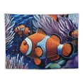 thumbnail image 5 of Orinice Clown Fish Coral Ocean Tapestry Wall Hanging Unique Style for Home Decor, Graphic Art for Living Room Bedroom Apartment, Farmhouse Dorm Decoration 40x30inch, 5 of 6