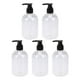 thumbnail image 3 of 5 botellas de gel de ducha de 300 ml, útiles para artículos de aseo, rellenables, para champú y líquido, para el baño (negras)., 3 of 6