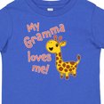 thumbnail image 4 of Inktastic My Gramma Loves Me- Cute Giraffe Boys or Girls Baby T-Shirt, 4 of 5