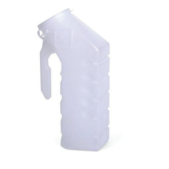 Medline Supreme Urinals, Male, 32 Oz, Clear, Case Of 6