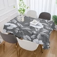thumbnail image 6 of 54x72 Inch Tablecloth Polyester Square Tablecloth for Home Kitchen Dinner Decor Old-fashioned Floral Pattern, 6 of 9