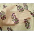 thumbnail image 4 of oneOone Silk Tabby Light Yellow Fabric Peacock Block Quilting Supplies Print Sewing Fabric By The Yard 42 Inch Wide, 4 of 4