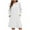 White, variant on Kmdttou Women's Summer Fashion Solid Color Round Neck Knit Dress Puff Long Sleeve Dress Long With Pocket,Fashionable Casual Dresses for Women 2025