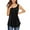 Black, variant on Fancyglim Women Tank Top Tunic Summer V Neck Sleeveless Henley Shirts Burgundy L