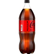 Coca-Cola Zero Sugar Soda Pop Bottle, 2 Liters