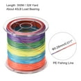 thumbnail image 2 of Uxcell 328Yard/984Ft 40LB 8 Strands Abrasion Resistant PE Braided Fishing Line Colored, 2 of 6