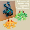 thumbnail image 2 of Minbee 3D Printed Magnetic Frog Figure – 8.2" Adorable Articulated Frog Magnet, Perfect for Fridge, Car, or Office Décor, 2 of 8