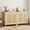 Wood Colod, variant on TROPOW Rattan Cabinet Sideboard Buffet Kitchen Storage Cabinet Cupboard Console Table Wood Coffee Bar Cabinet With Doors and Shelves Liquor Accent Cabinet for Living Room Dining Room Hallway,White