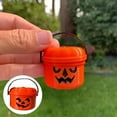 thumbnail image 6 of Wovilon Halloween Decor Pumpkin Mini Bucket Halloween Pumpkin Bucket Mini Halloween Candy Holders Container For Kids Pumpkin Candy Bucket For Halloween Decor Halloween Themed Party, 6 of 7