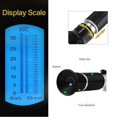 thumbnail image 3 of Beer Refractometer Hand Held 0-32% Brix Brewing Wort 1.000-1.120 SG proportion Tool ,High Accuracy, 3 of 7