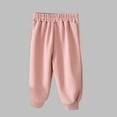 thumbnail image 2 of Swuxness Toddler Sweatpants, Kids Fall Long Pants, Toddler Kids Boys and Girls Fashion Solid Color Trousers Pants Sweatpants Pink, 10-11 Years, 2 of 4