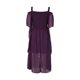 thumbnail image 2 of Vestidos Para Mujer Halloween Off Shoulder Boat Neck Fly Sleeve Cosplay Vestido De Una Sola Pieza XBTCLXEBCO Morado;4XL, 2 of 6