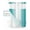 Green, variant on No Hook Shower Curtain with Snap in Liner, Red and White Gradient Hotel Shower Curtains for Bathroom, Washable Shower Curtain Liner Set with Mesh Top Window, 36"x78"