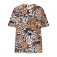 thumbnail image 4 of Camiseta Corta con Cuello Redondo Y Gota Del Hombro para las Mujeres, 4 of 4