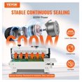 thumbnail image 2 of Continuous Band Sealer Machine - Horizontal Bag Sealer, Carbon Steel, 0.24-0.47 Inch Seal Width, 0-52.49 ft/min Speed, with Printing, 2 of 7